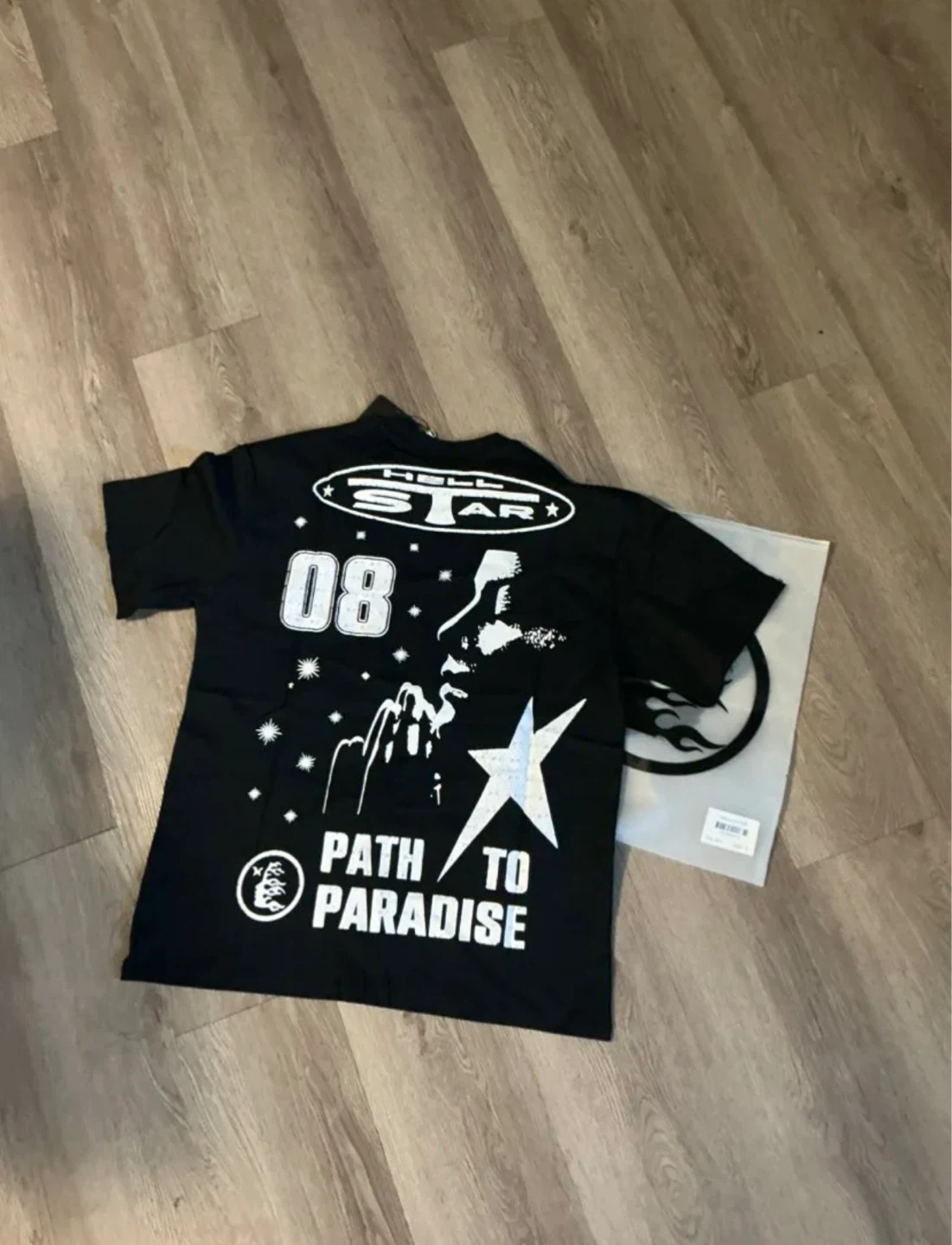 Hellstar T-Shirt "08 Path to Paradise" Black - photo 2