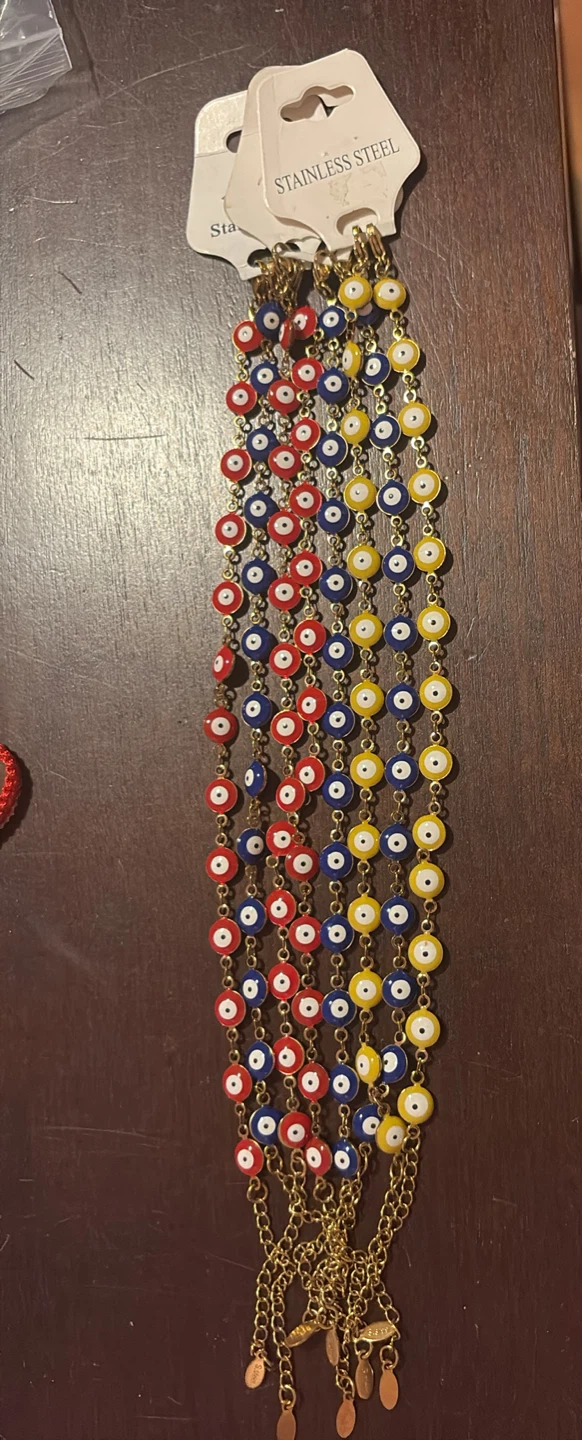 Set of 6 Evil Eye Bracelets