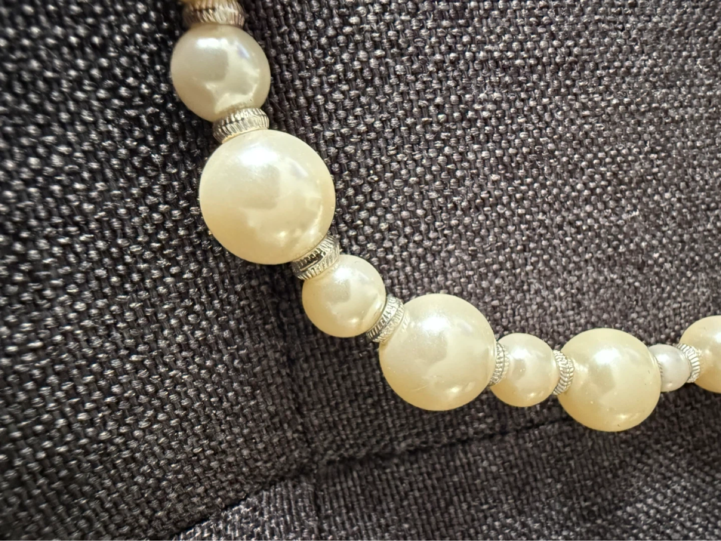 *New* Pearl Necklace and Earring Set - photo 2