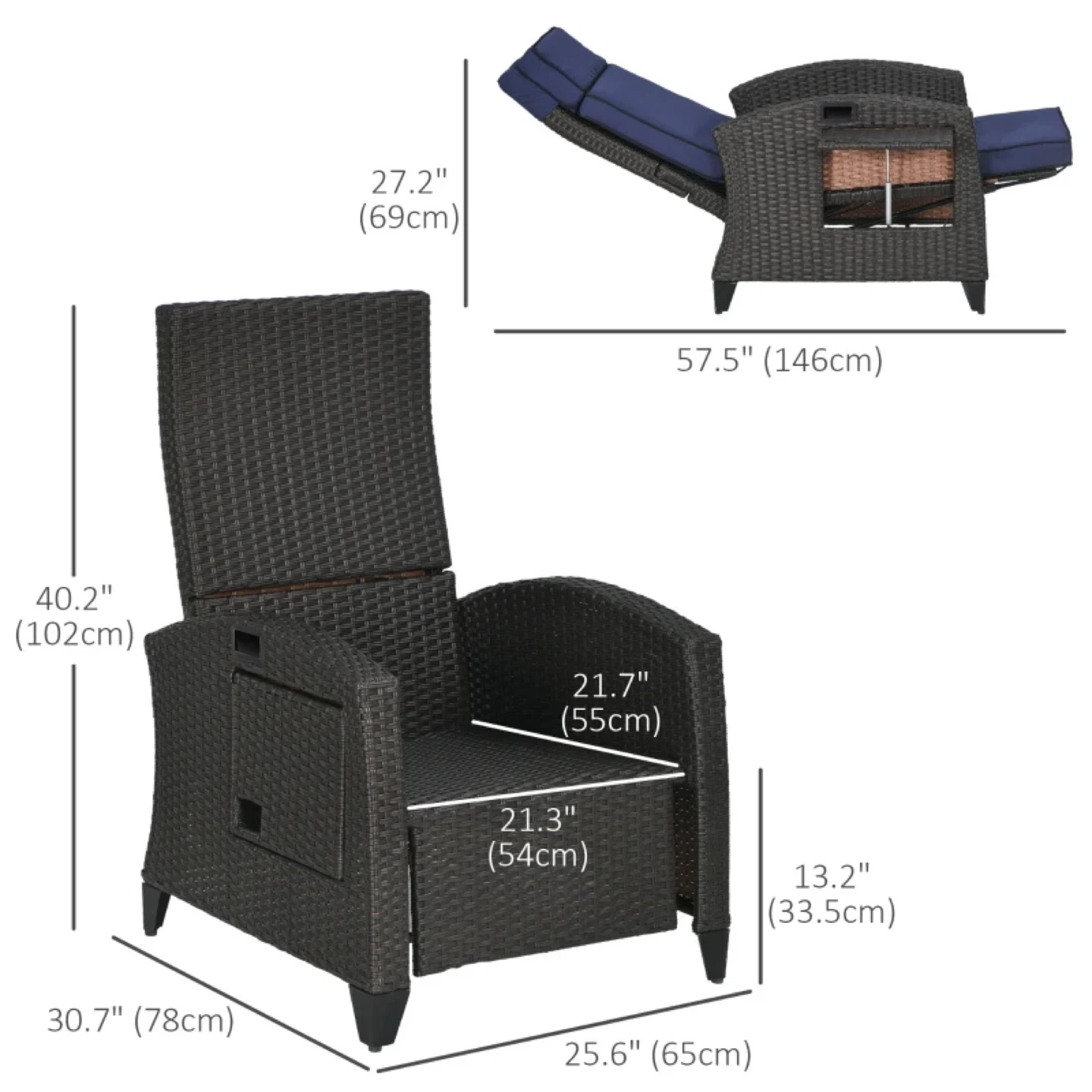 🔥 Luxury Outdoor Recliner Chair ☀️ - photo 3