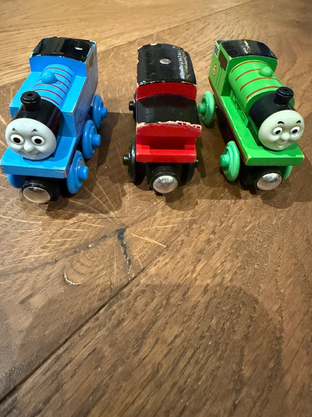 Thomas & Friends Wooden Trains - Thomas, Percy, & Caboose