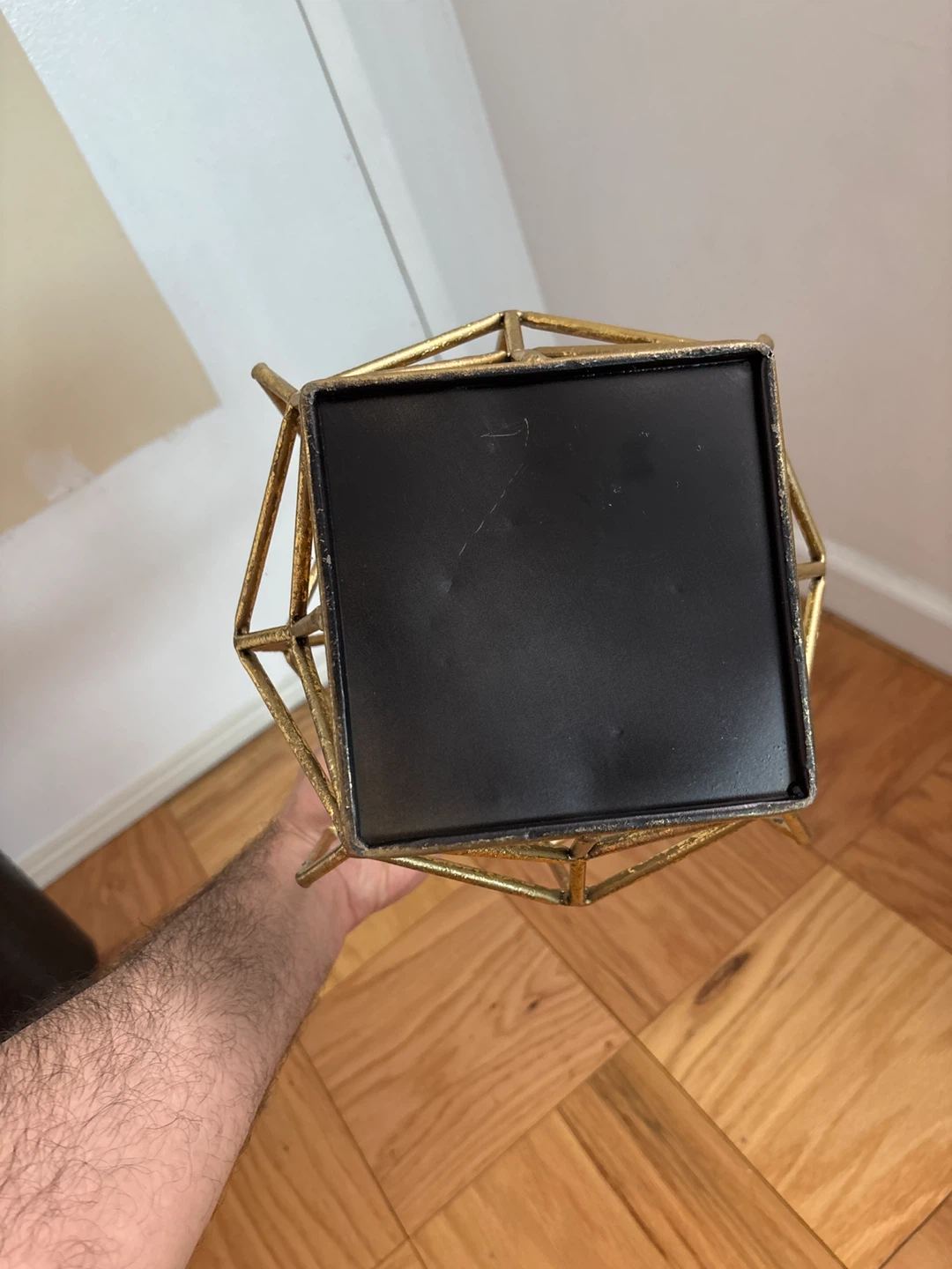 Gold Geometric Candle Holder - photo 3