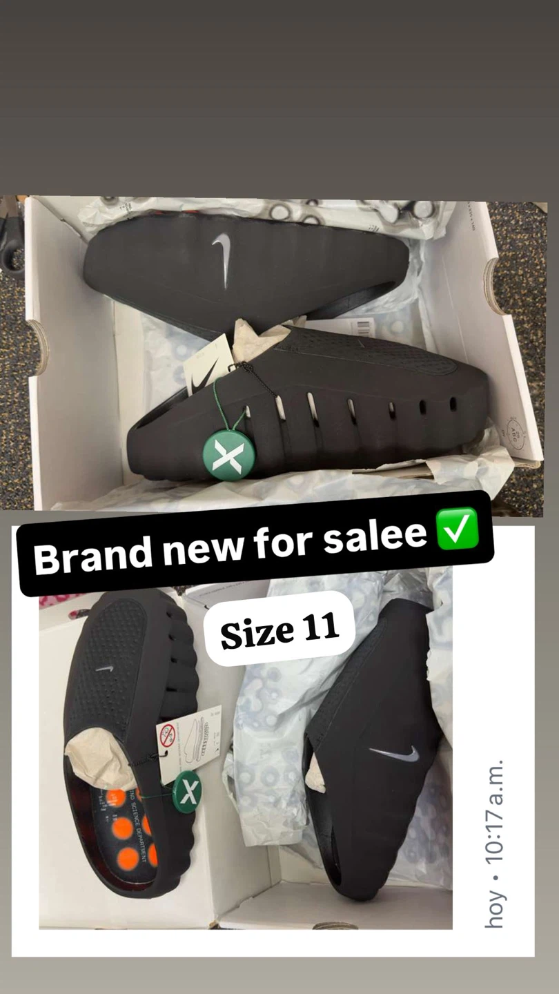Nike Black Slip-On Shoes Size 11