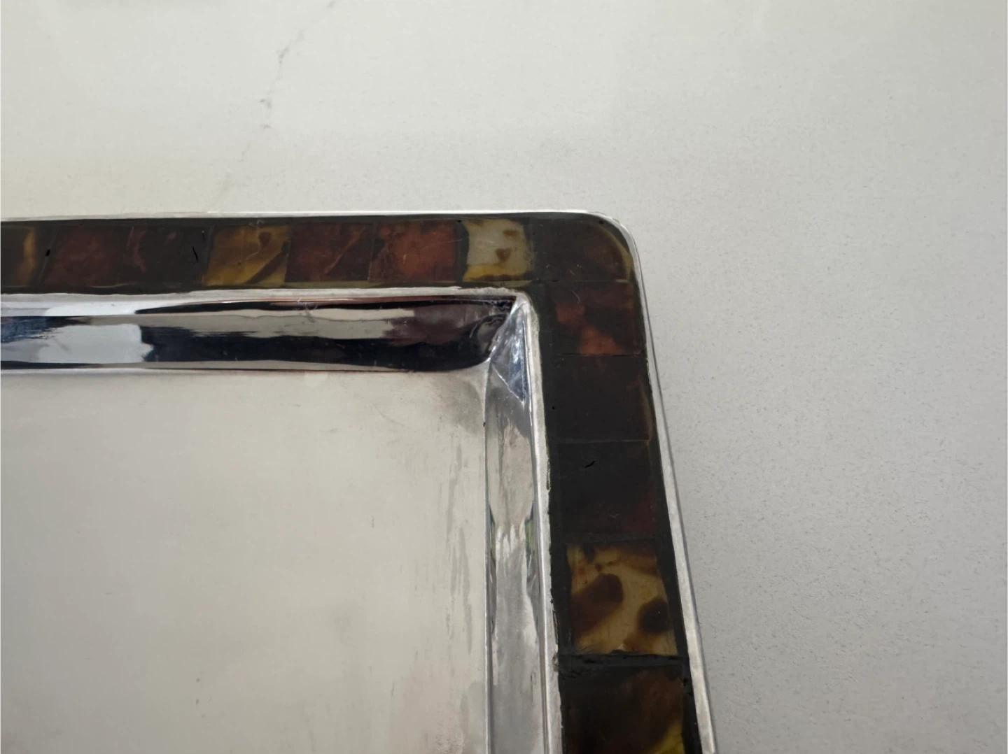 Vintage Ralph Lauren Tray w/Faux Tortoiseshell Edging - photo 4