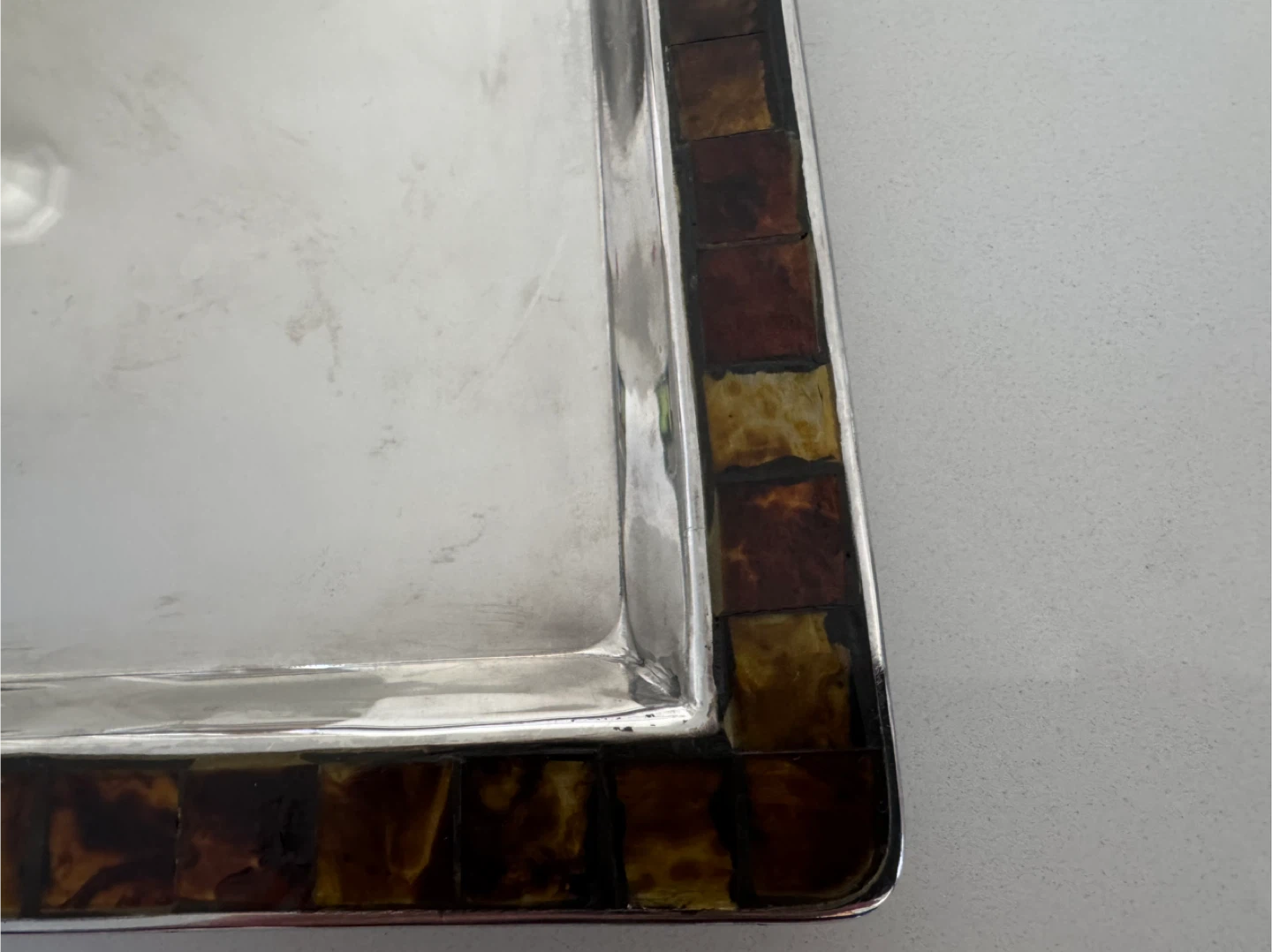 Vintage Ralph Lauren Tray w/Faux Tortoiseshell Edging - photo 3