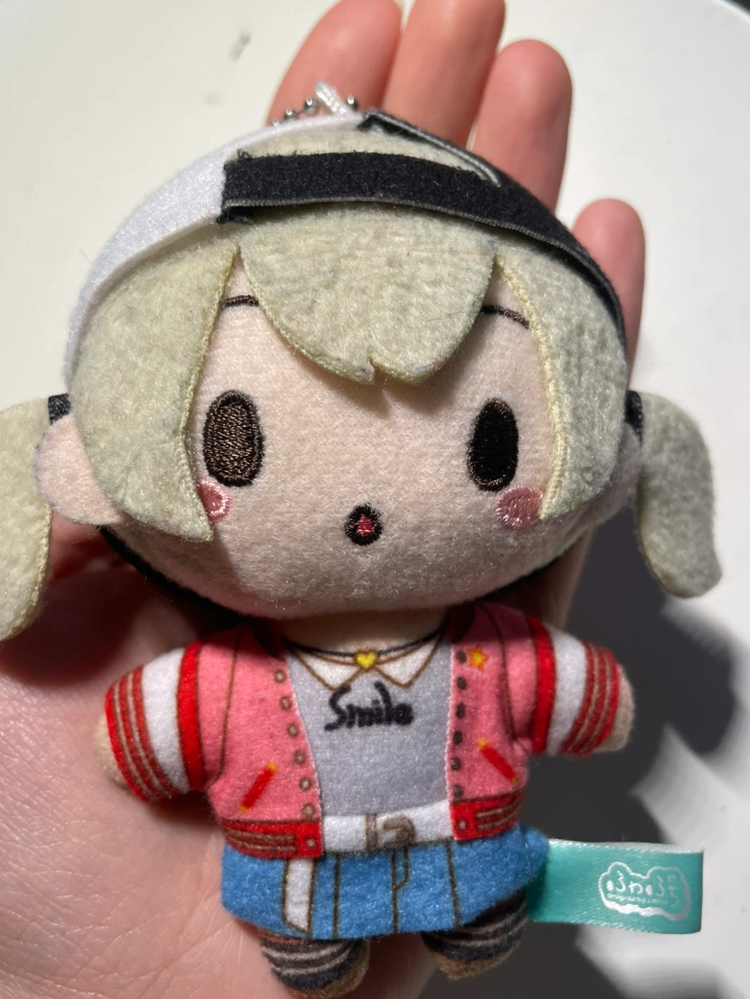 Kohane Azusawa Fuwapuchi mascot plush keychain - photo 4