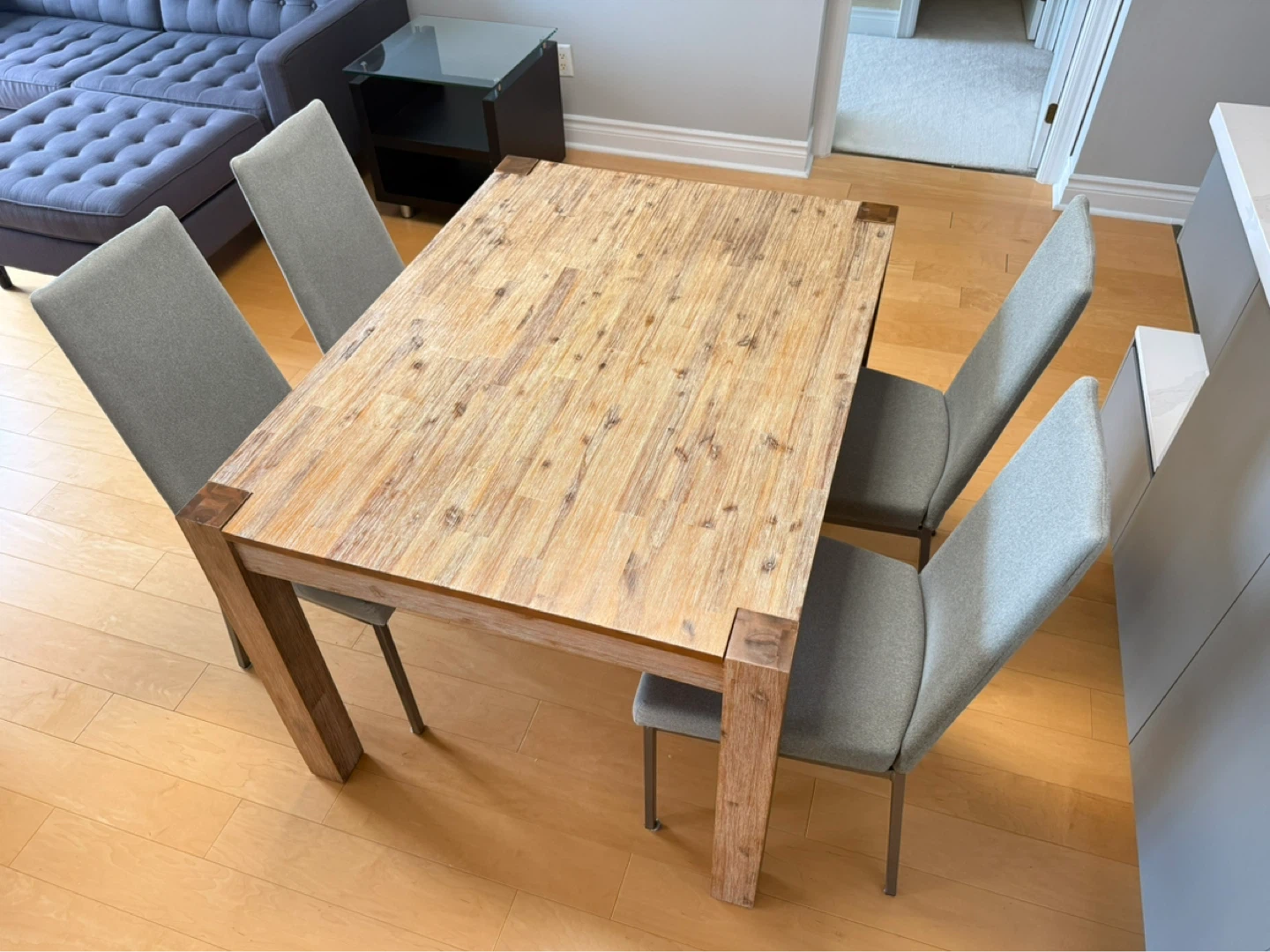 Structube Wooden Harvest Dining Table Only - photo 3