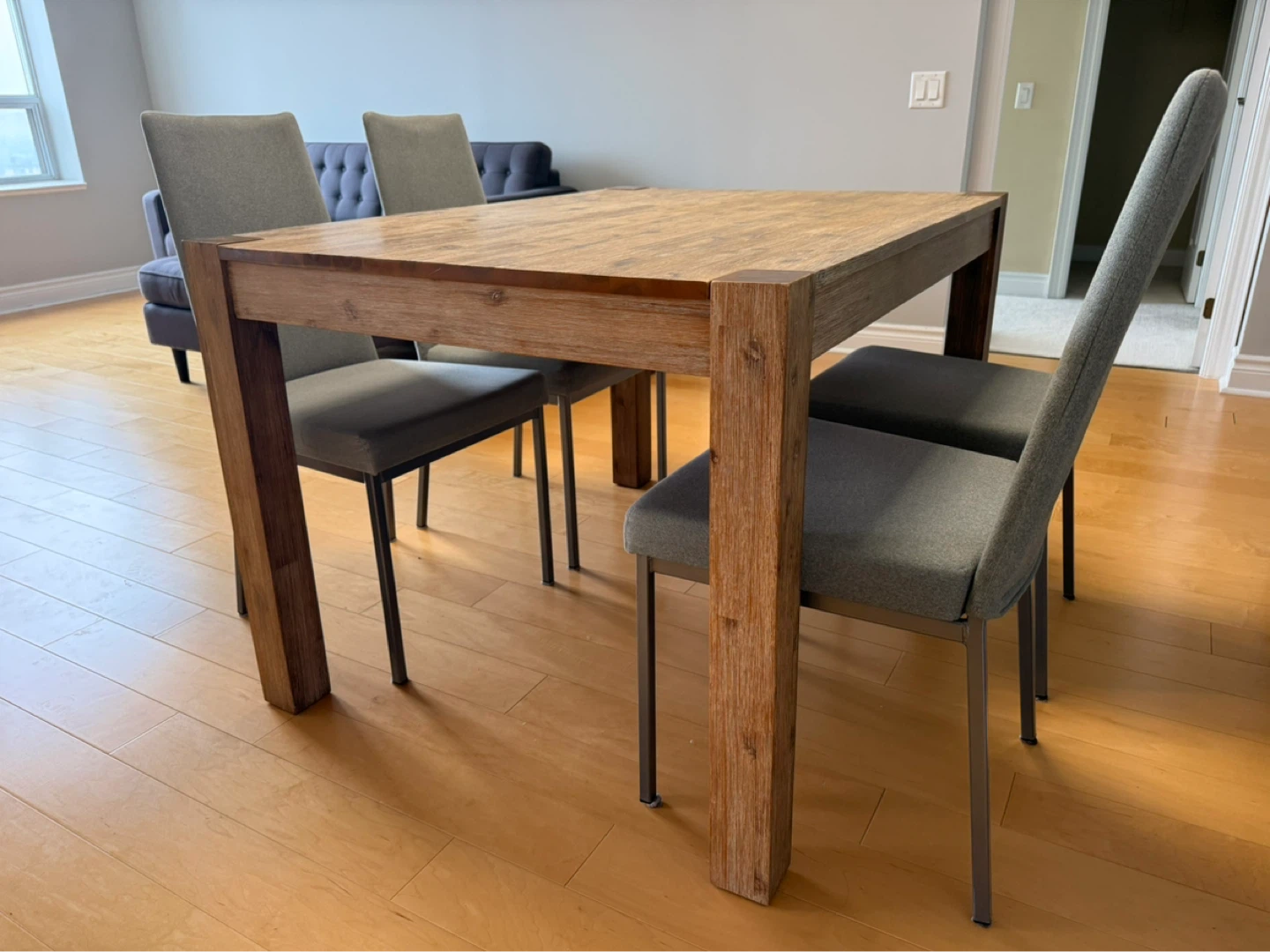 Structube Wooden Harvest Dining Table Only - photo 4