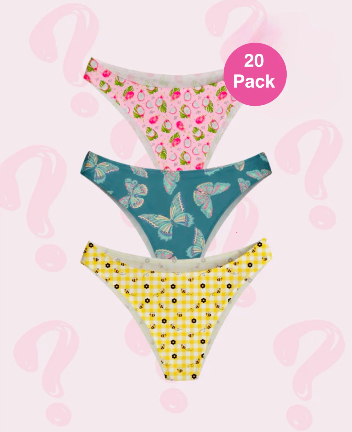 20 Pack New Women's Underwear Assorted Styles
