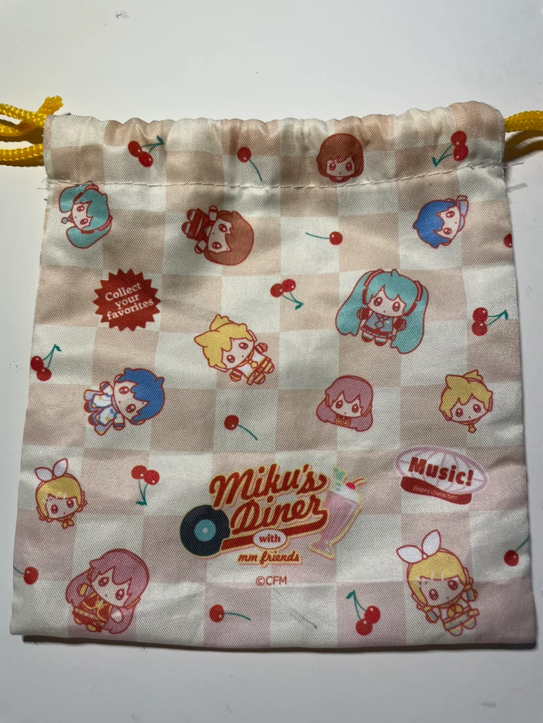 Vocaloid drawstring pouch