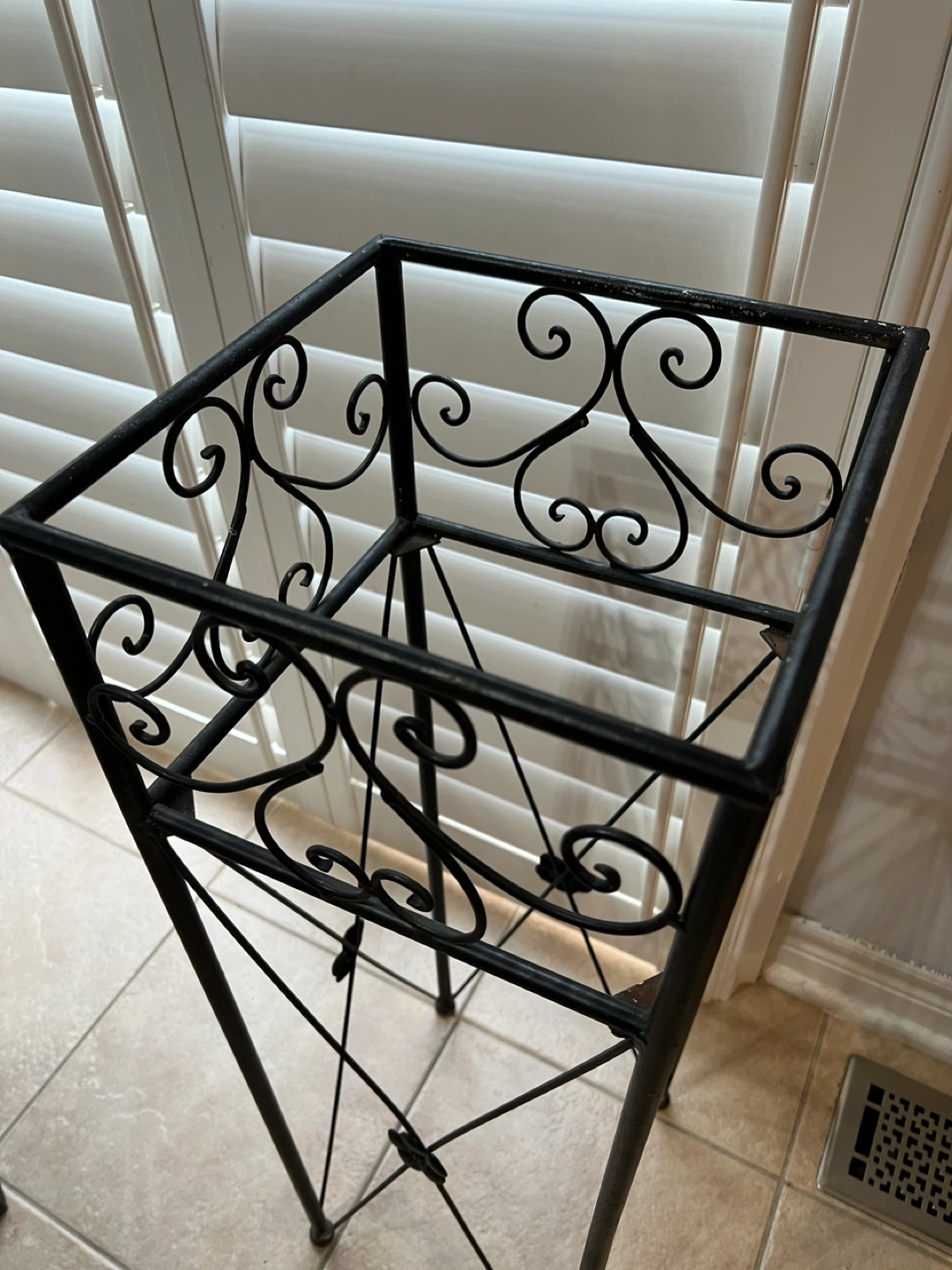 Metal Squared Sturdy Plant Stand GreatAdd ONLY $10 NO TAX - photo 2
