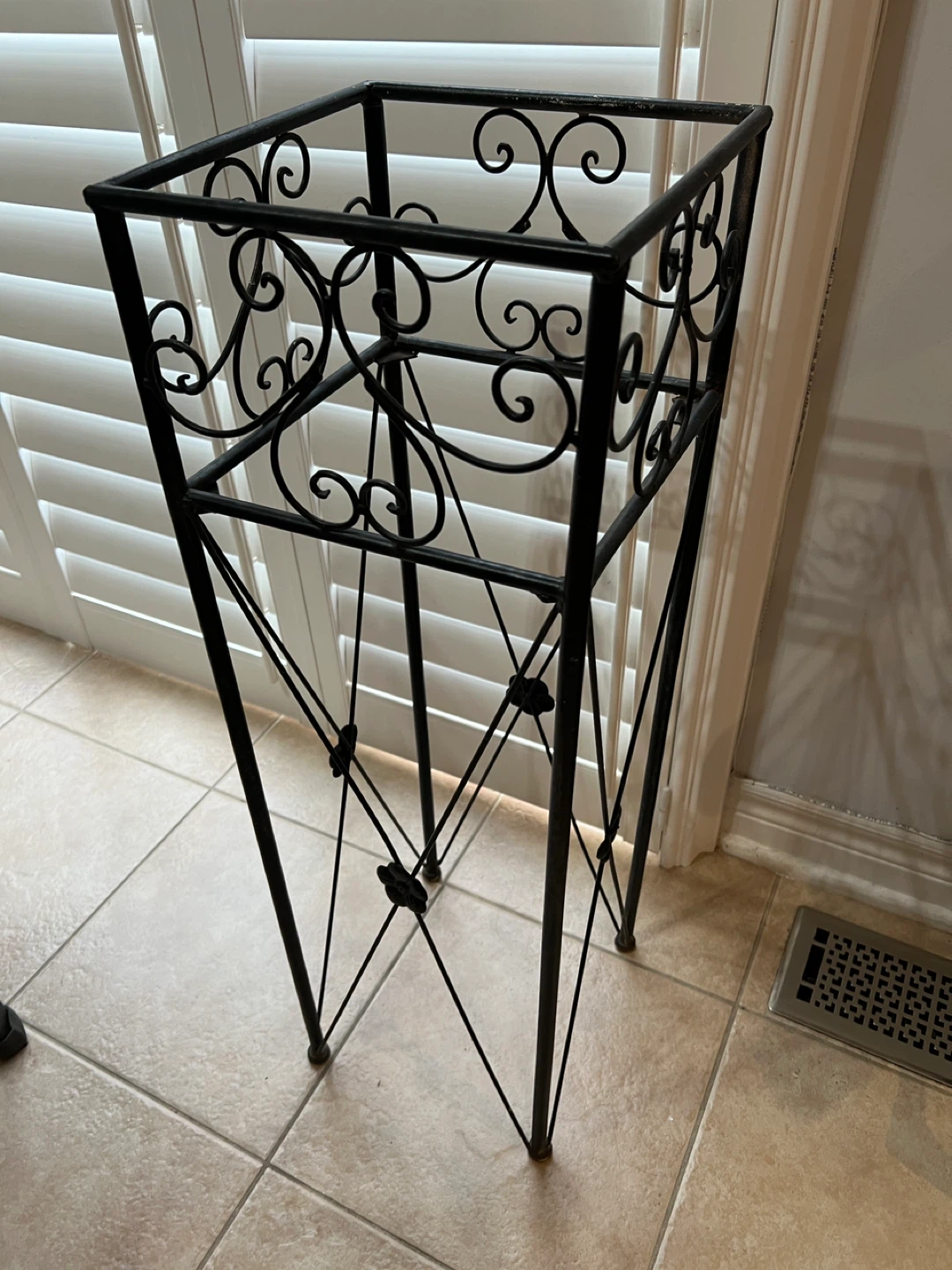 Metal Squared Sturdy Plant Stand GreatAdd ONLY $10 NO TAX