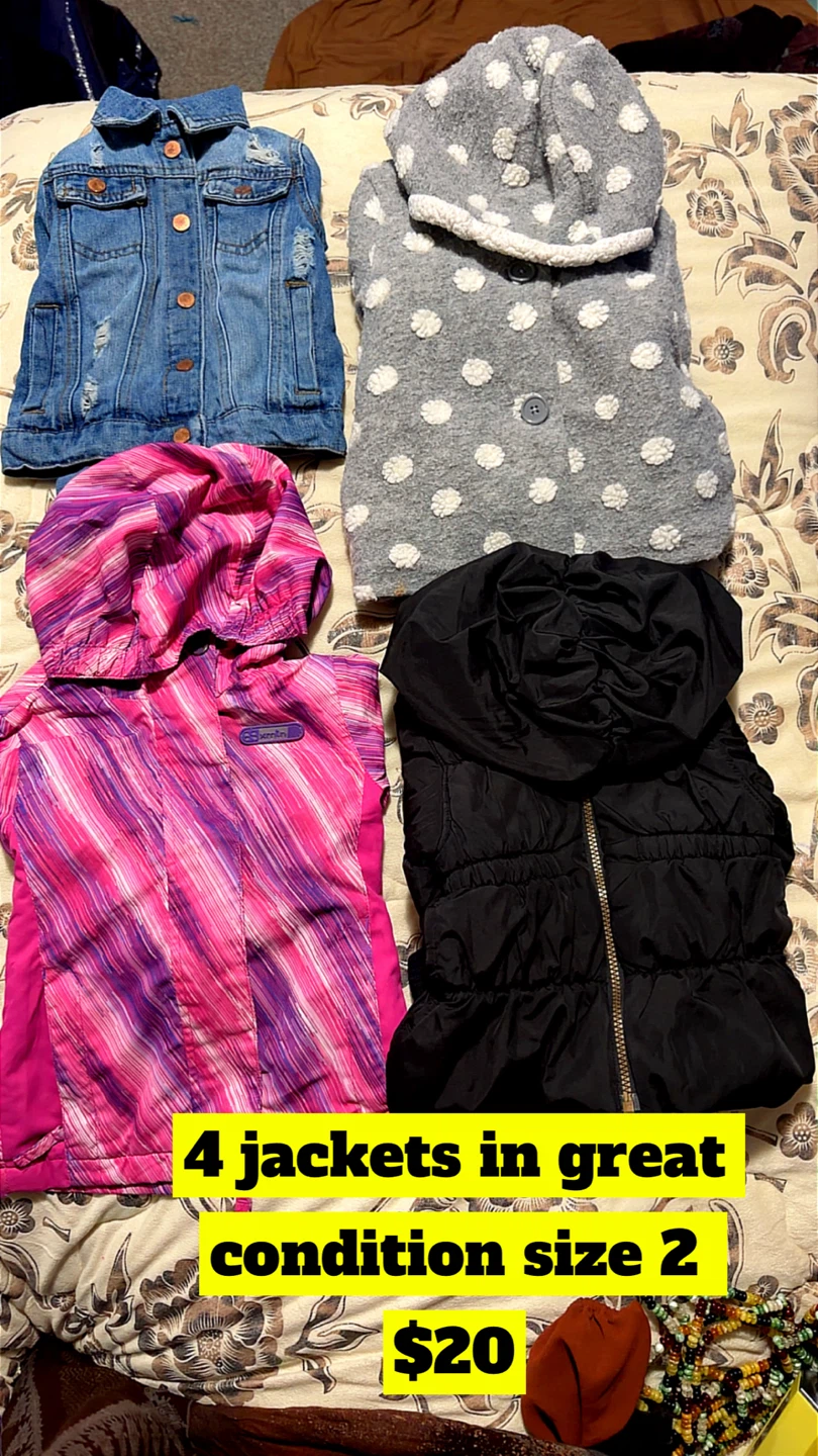 4 Kids Jackets Size 2