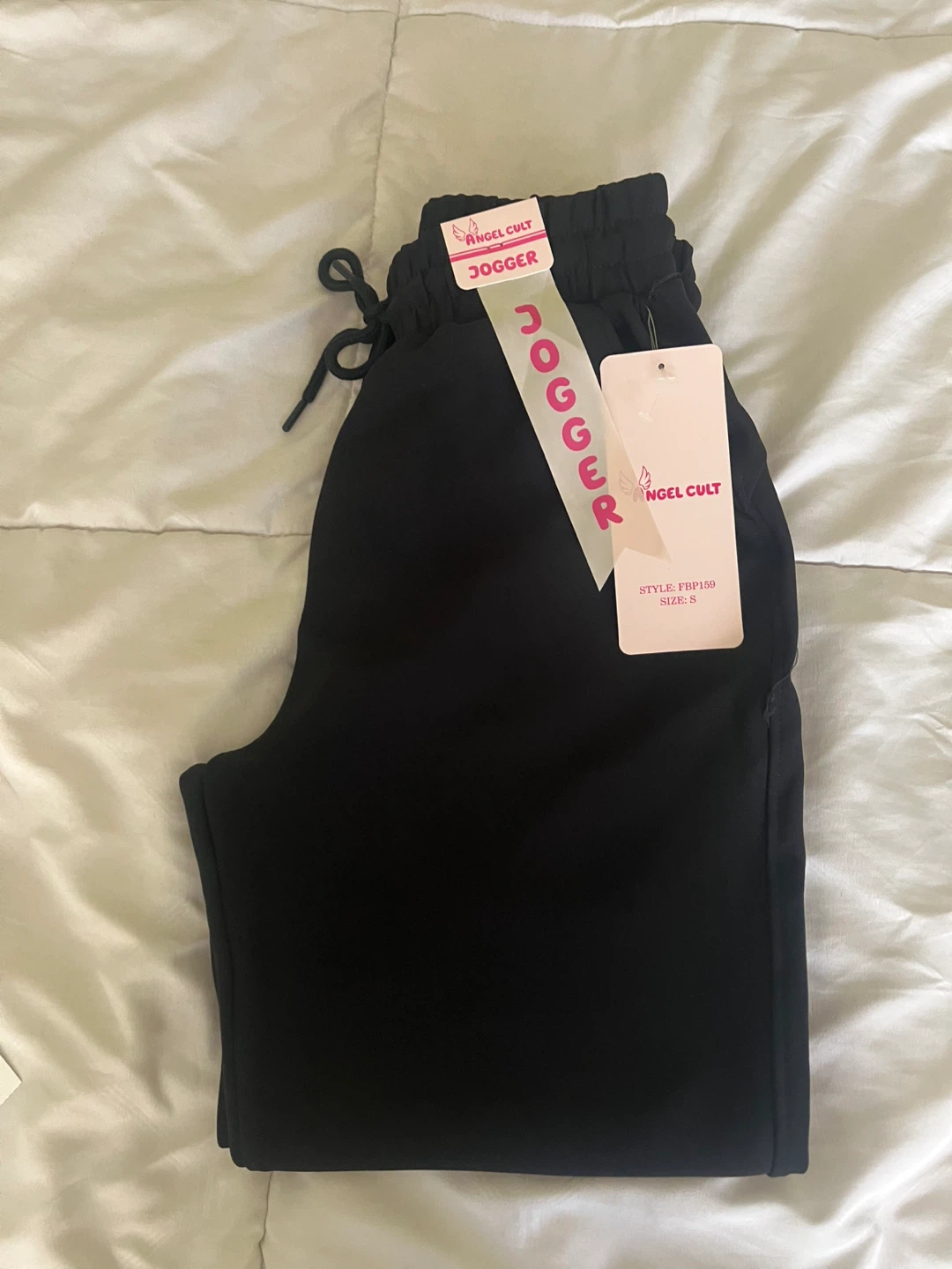 Angel Cult Black Jogger Pants Size M