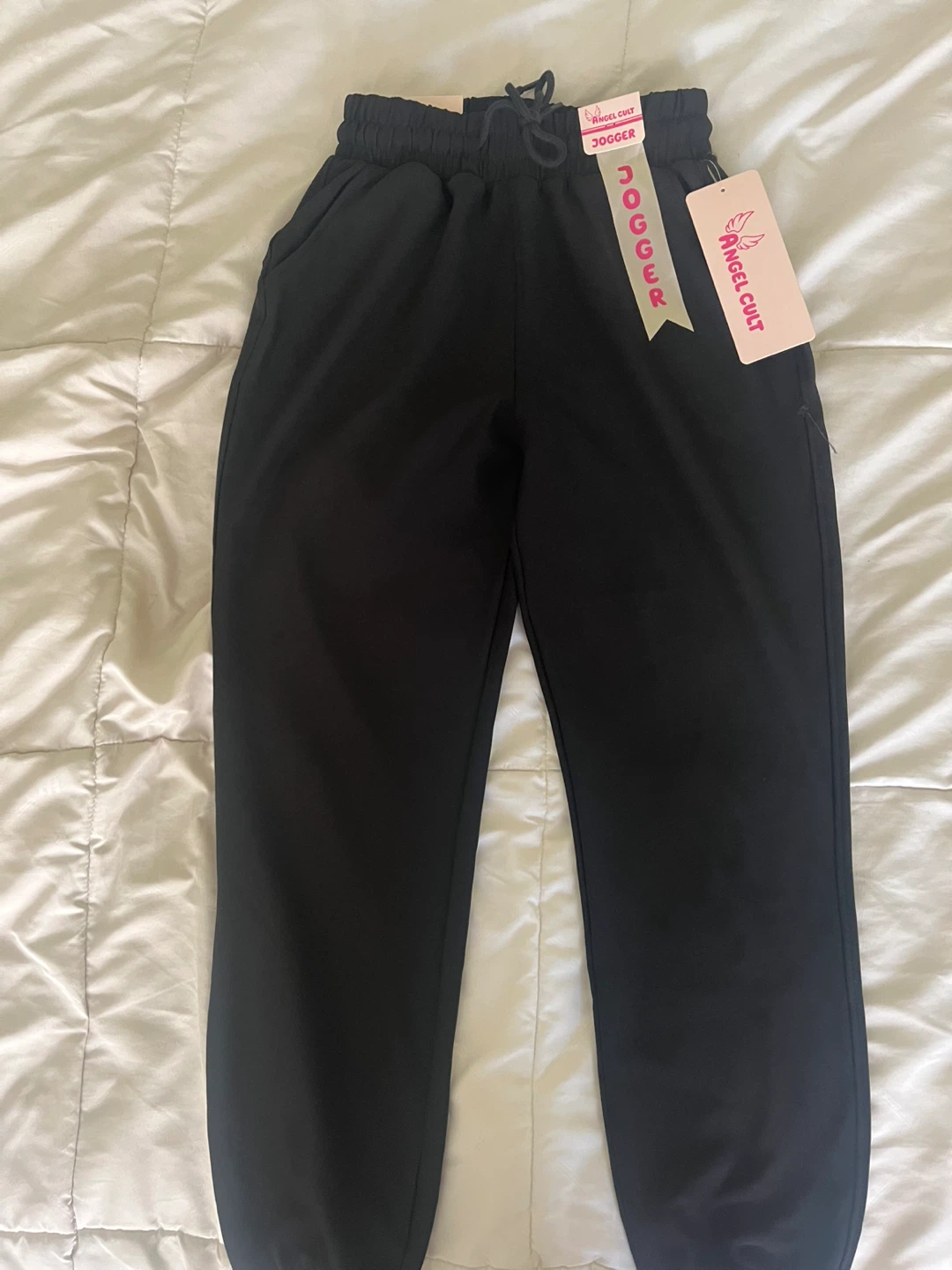 Angel Cult Black Jogger Pants Size M - photo 2
