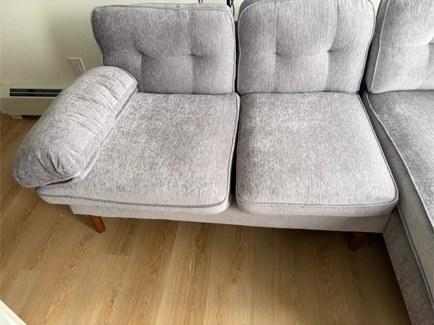 Grey Sectional Sofa - photo 3