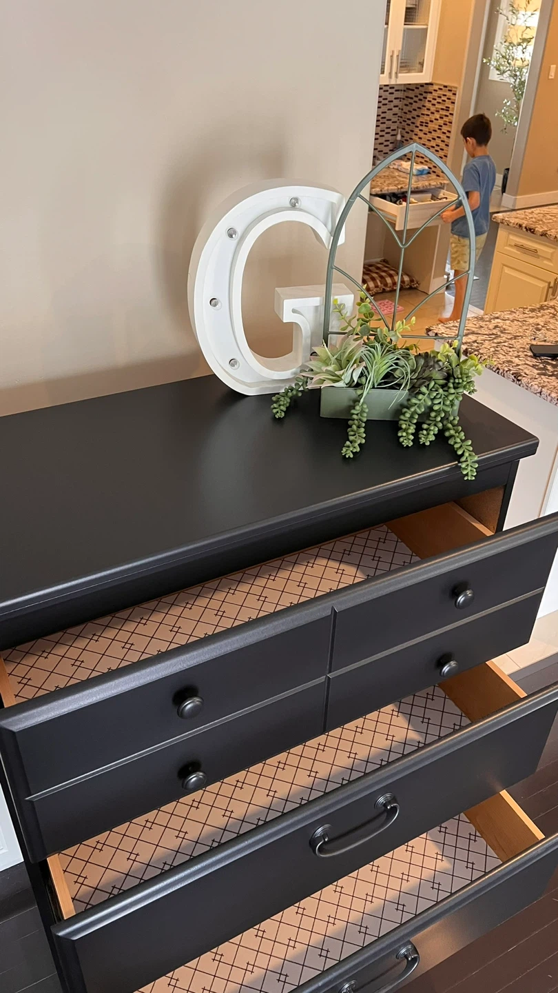 Black 6-Drawer Dresser - photo 3