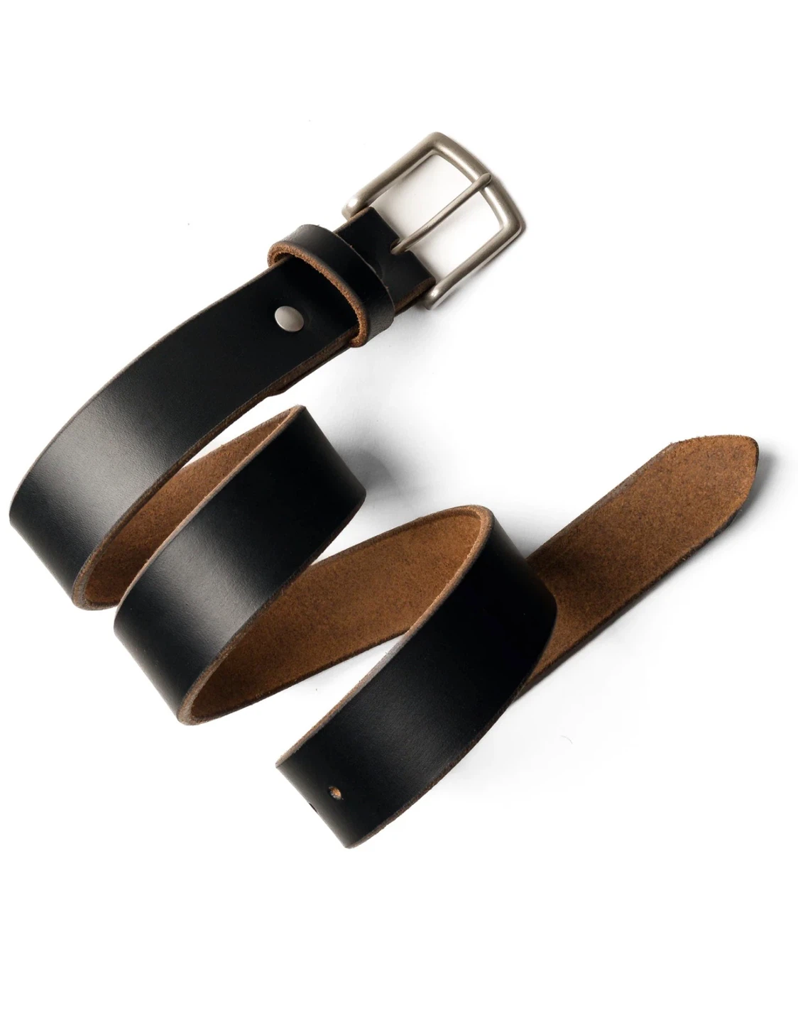 Popov Leather Belt - 1.5" Black Full-Grain