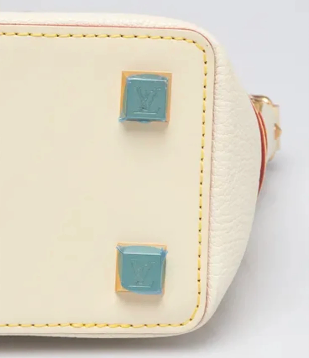 Sac bandoulière Louis Vuitton Blanc Cuir Suhali - photo 5