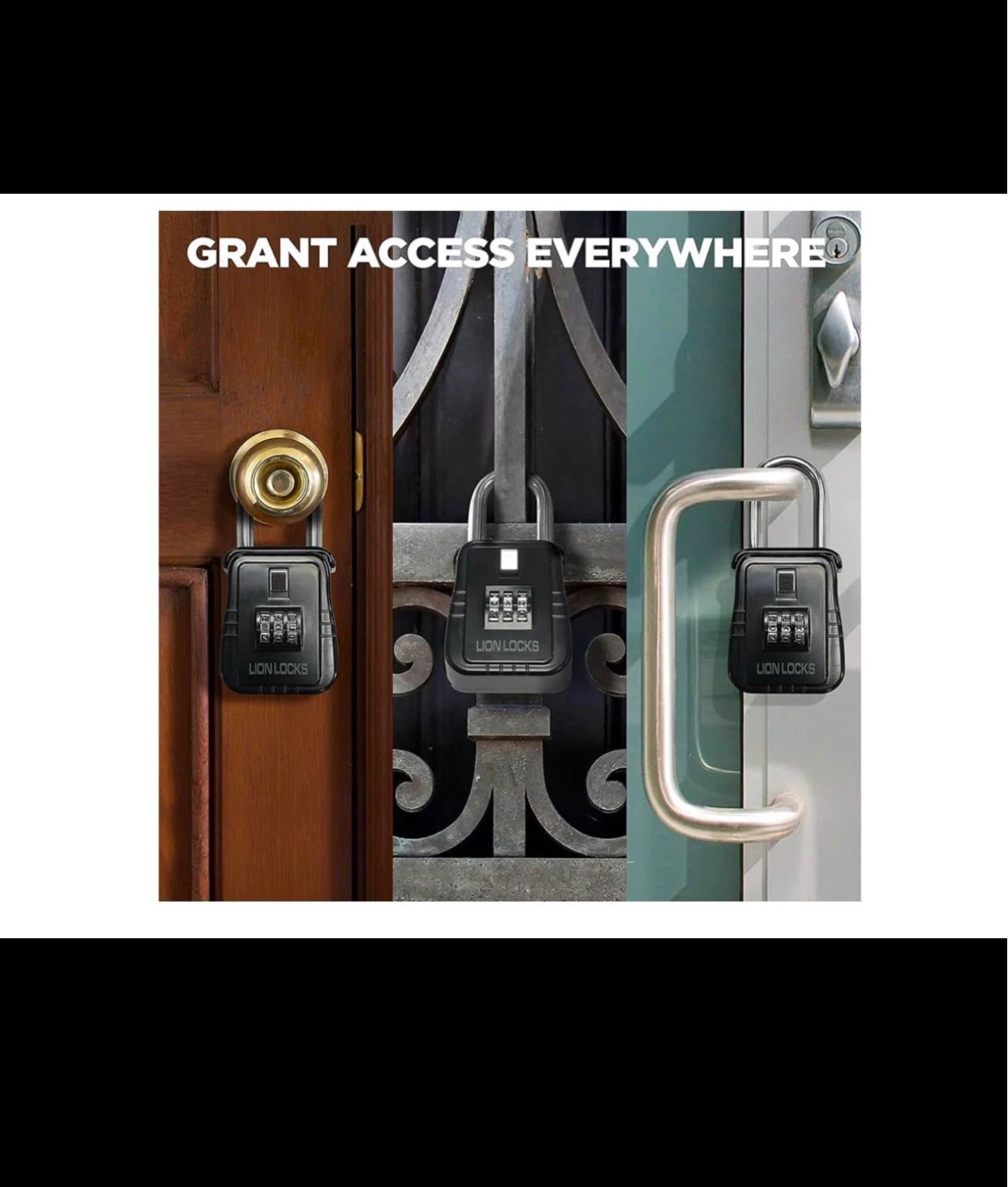 Lion Locks 12-Pack Black Combination Key Safe Box - photo 5