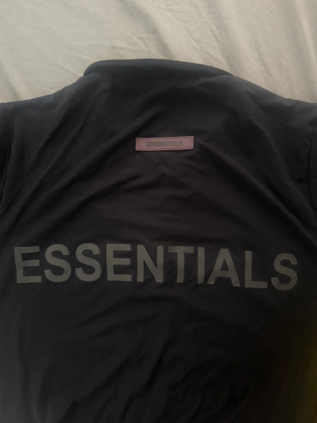 Essentials Fear of God Black Polo Shirt M