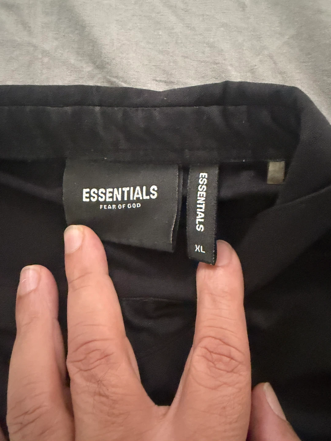 Essentials Fear of God Black Polo Shirt M - photo 4