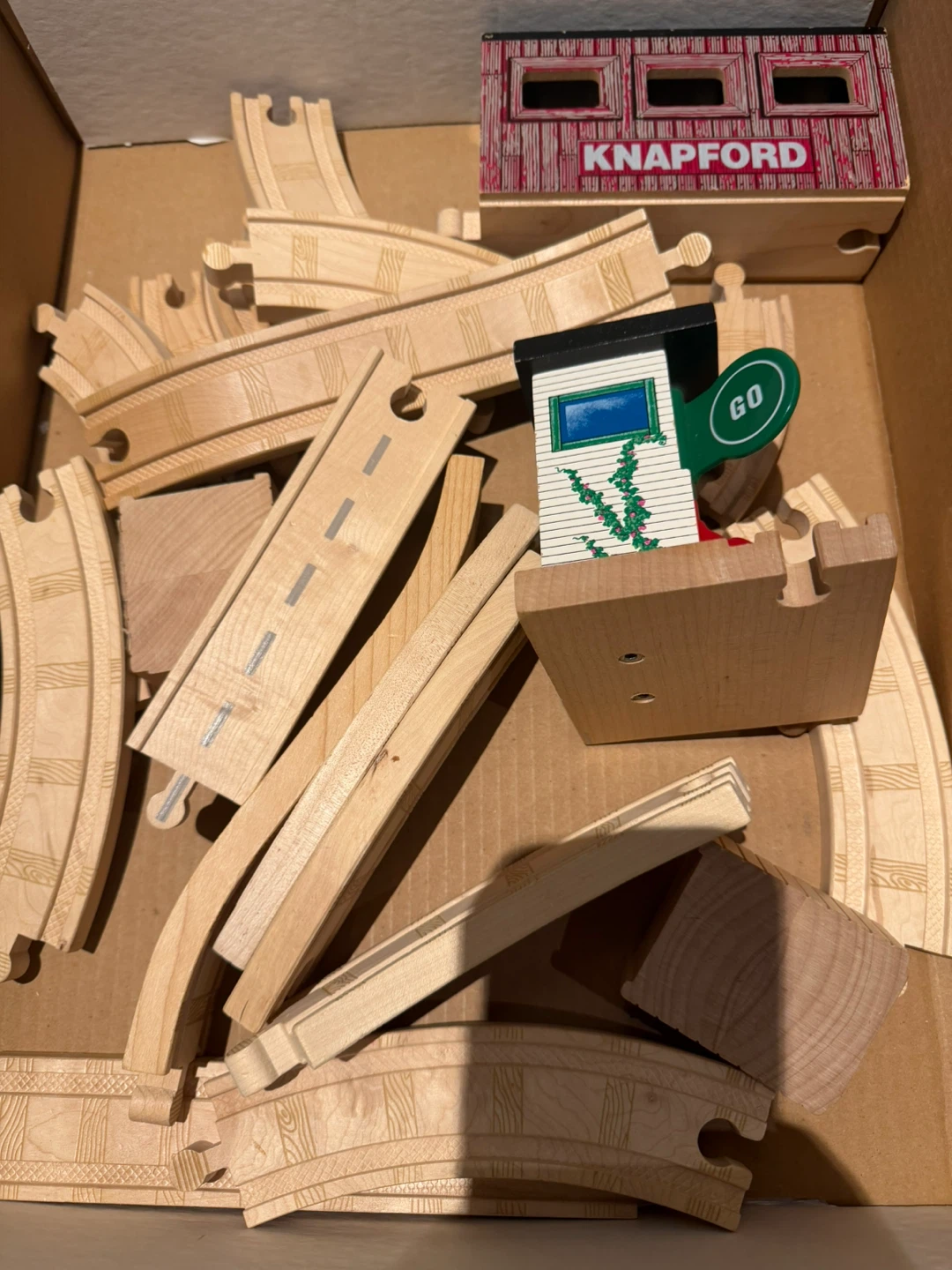 Thomas and Friends Wooden Train Track and Station Set