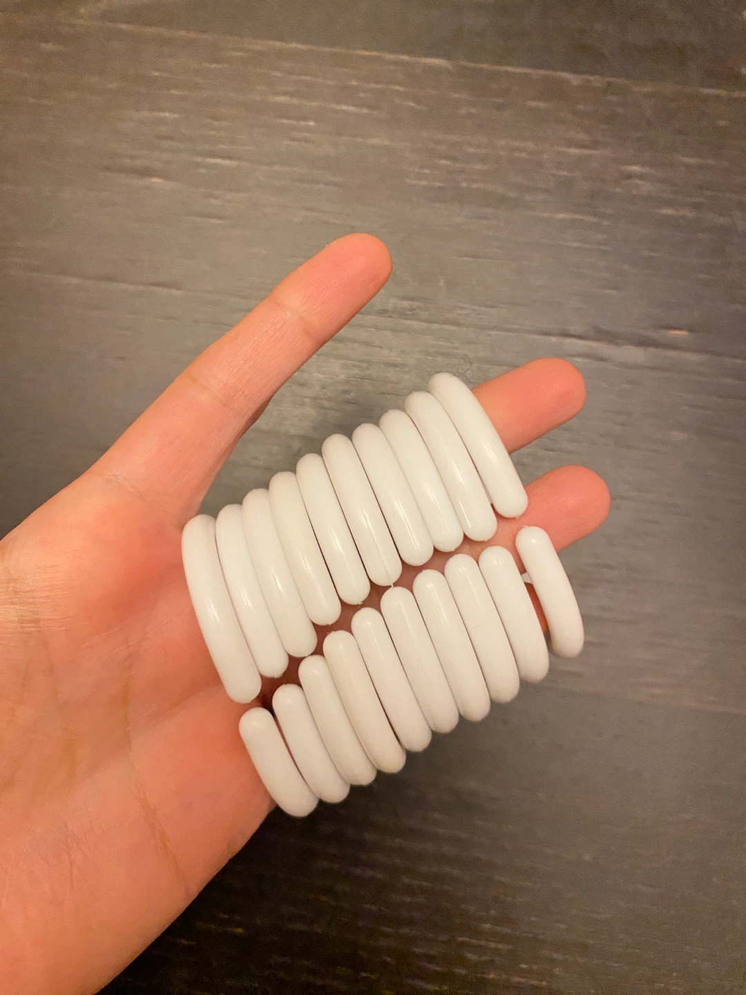 Solid Quality White Curtain Rings