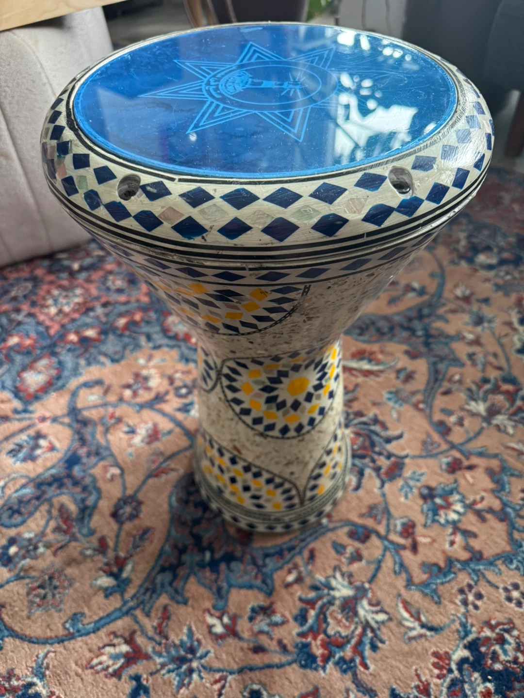 Decorative Mosaic Drum