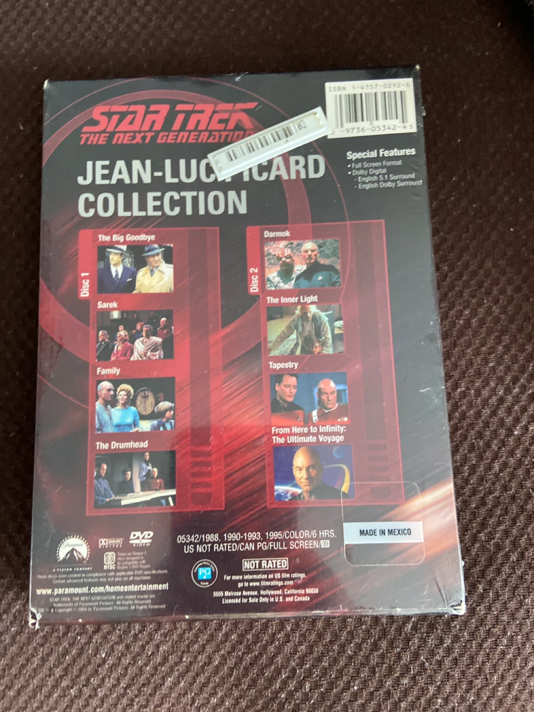 Star Trek The Next Generation Jean-Luc Picard Collection DVD - photo 2