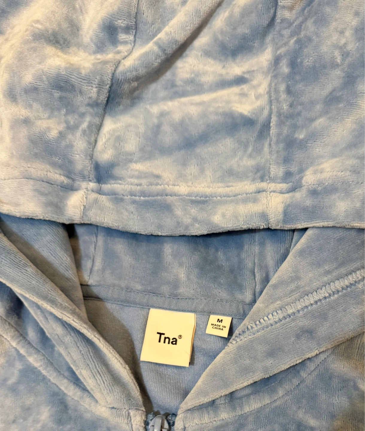 Tna Velour Hoodie and Jogger Set - Blue - Medium