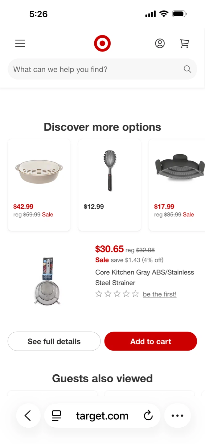 Core Kitchen mesh Strainers - Set of 3 - photo 2