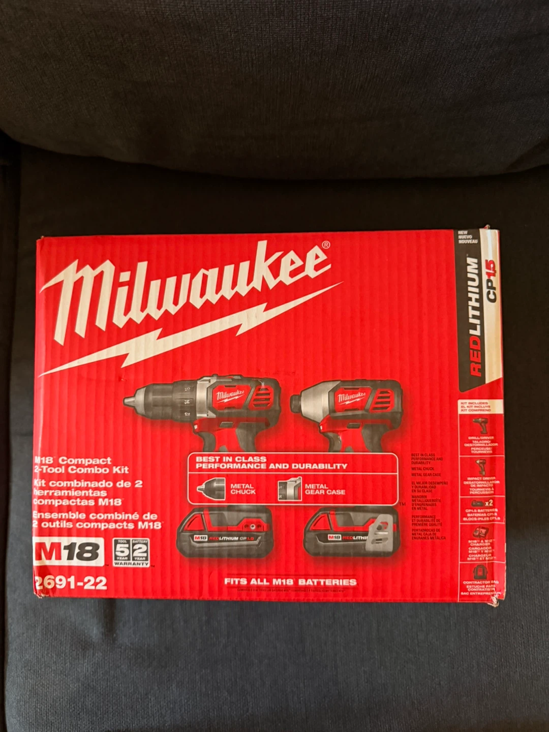 Milwaukee M18 2-Tool Combo Kit with Drill and Impact Driver