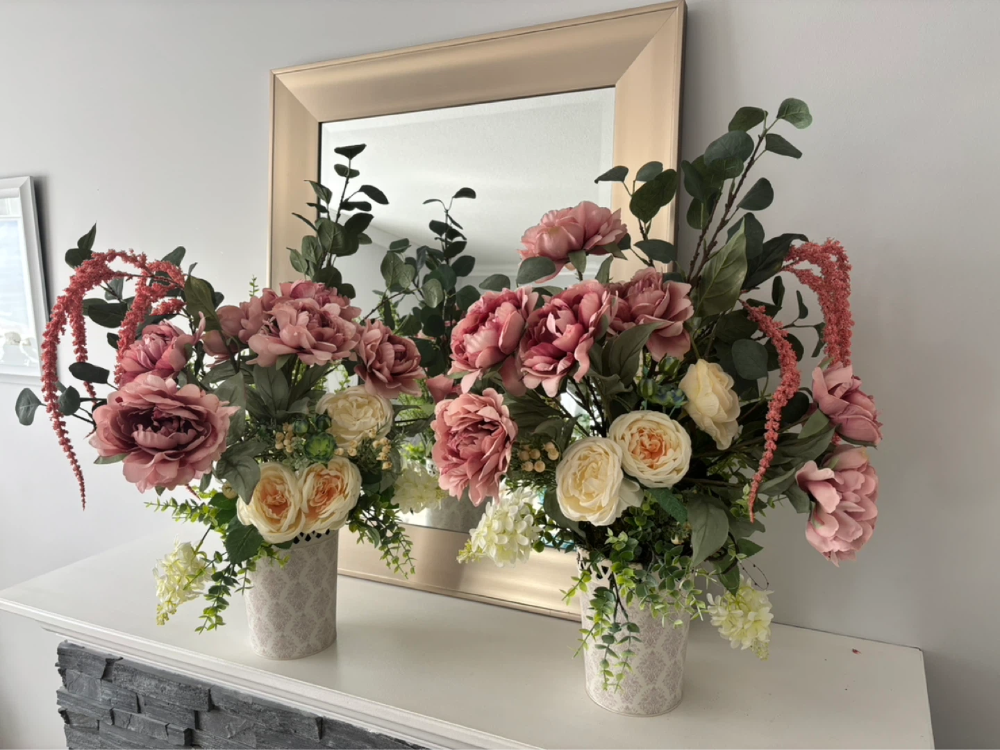 New Ashland "French Manor" Floral Arrangement Set