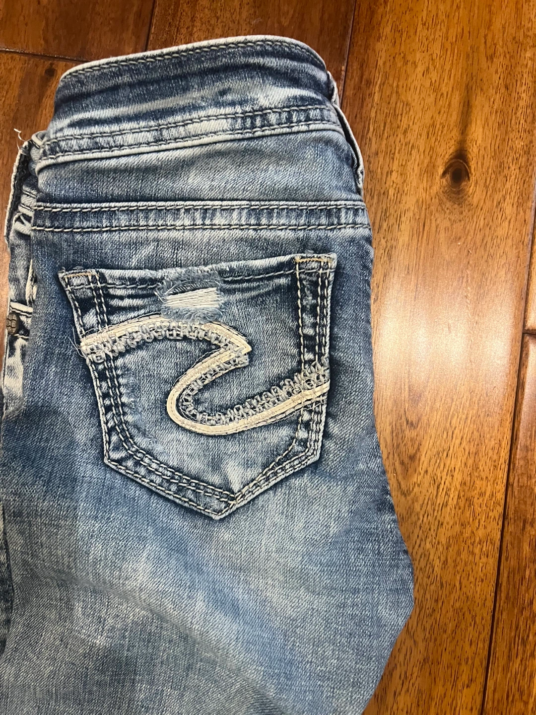 Silver Jeans Co. Blue Distressed Denim Jeans - photo 3