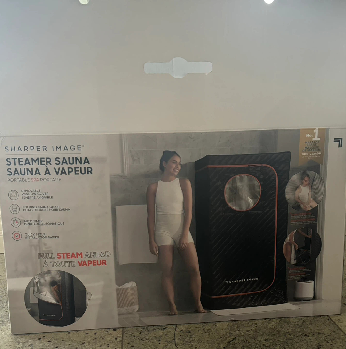 Sharper Image Steamer Sauna Portable Spa