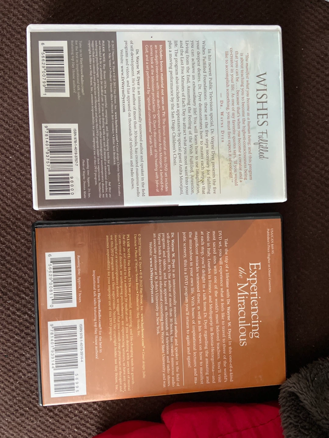 Two dr. Wayne Dwyer DVD sets  miracles and wishes fulfilled - photo 5