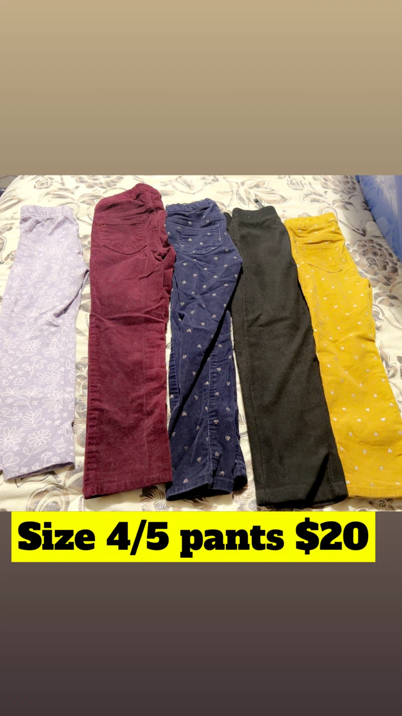 Kids Pants Bundle Size 4/5