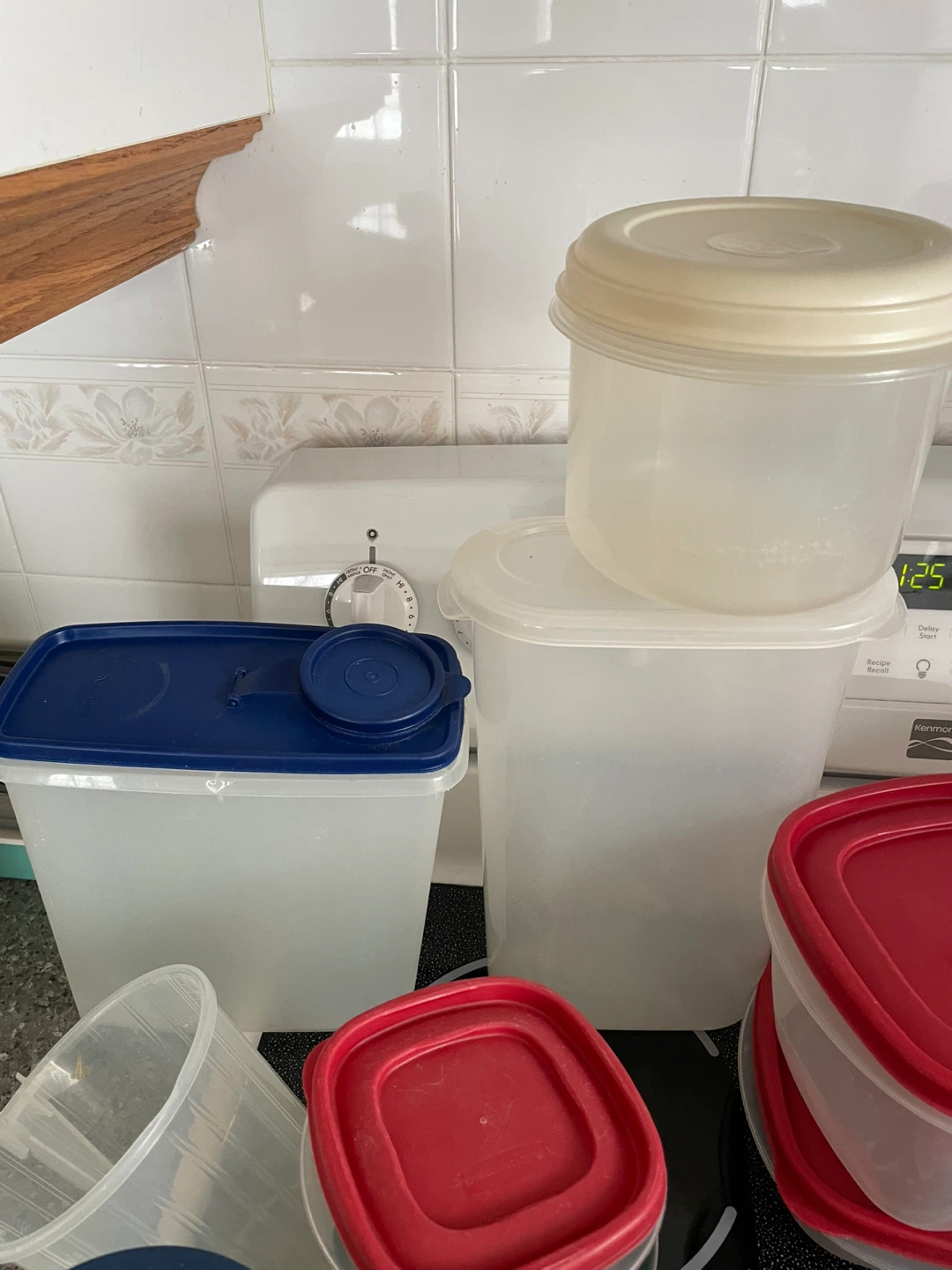 Assorted Plastic Food Storage Containers with Lids - photo 3