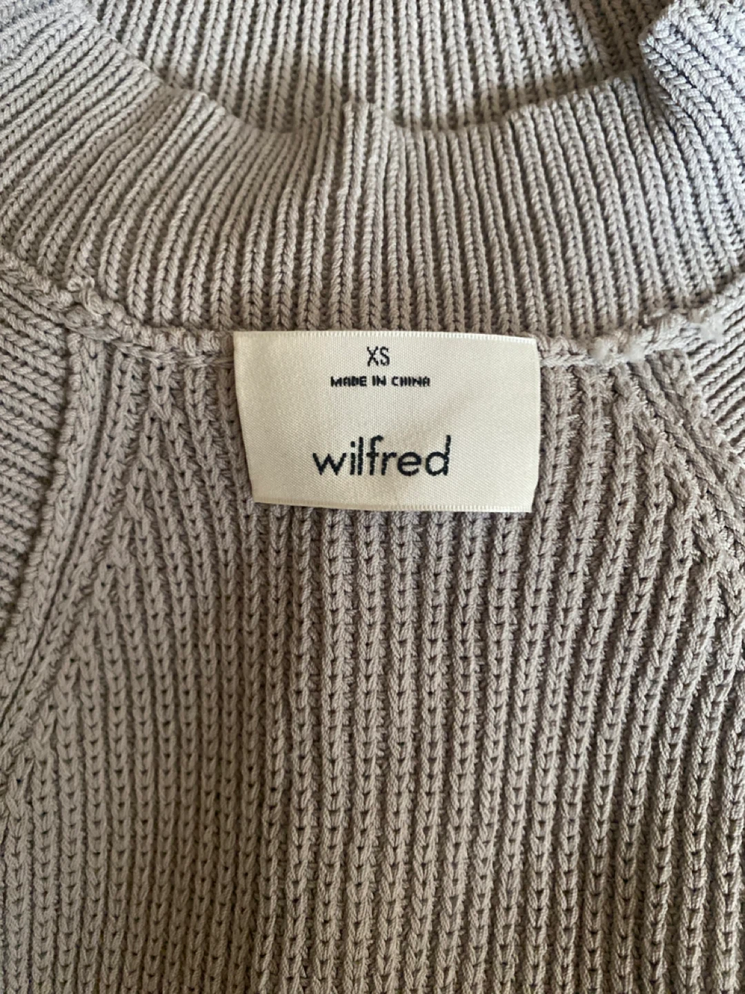 Wilfred Grey Ribbed Halter Neck Tank Top - XS - photo 4
