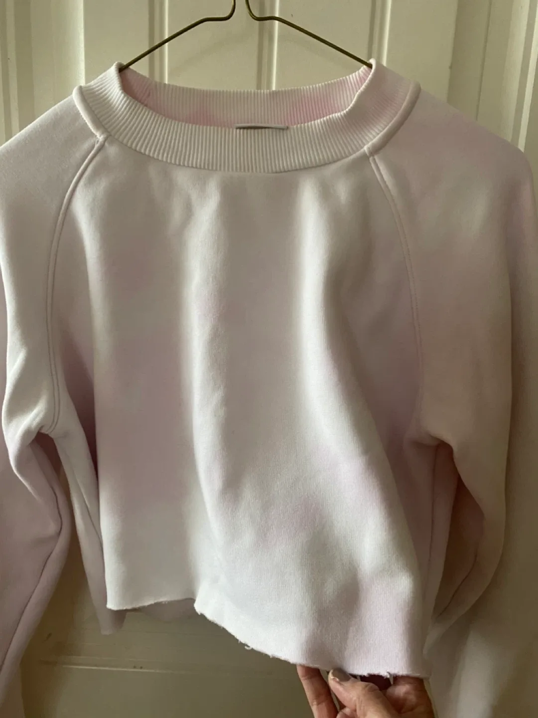 Sunday Best XXS Pink Cropped Sweatshirt - photo 2