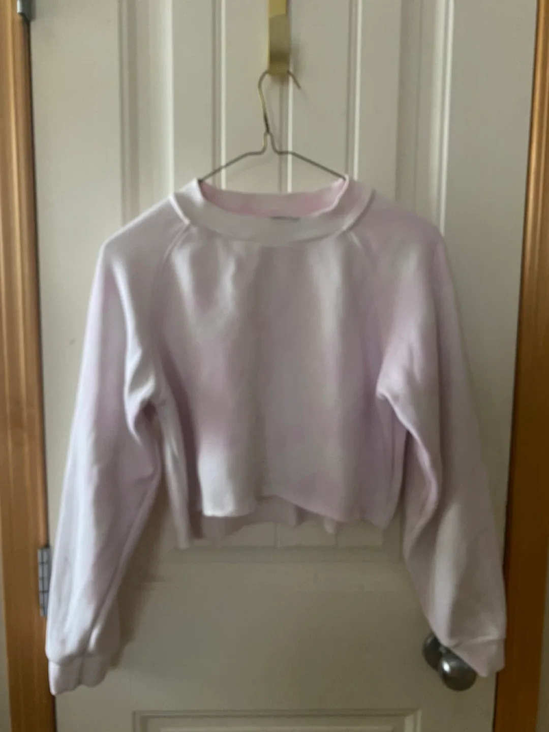 Sunday Best XXS Pink Cropped Sweatshirt