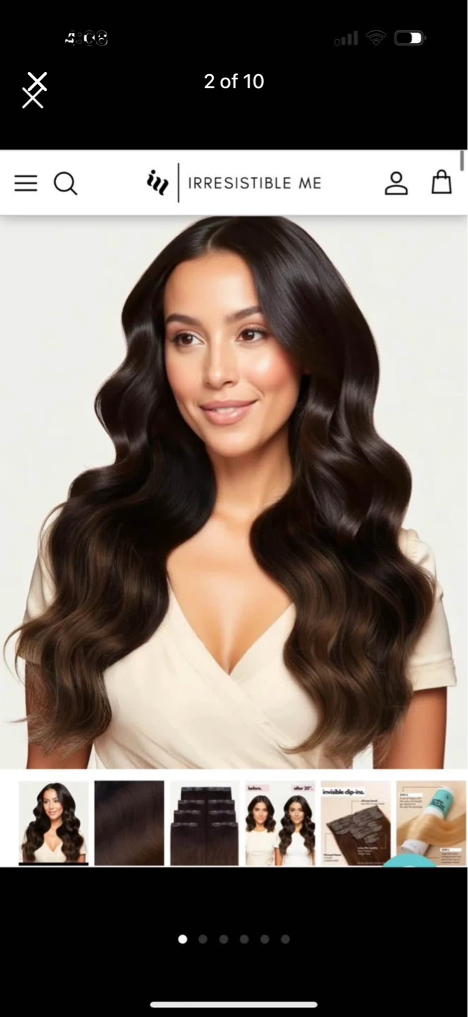 Irresistible Me 100% Natural Human Hair Clip in Extension - photo 2