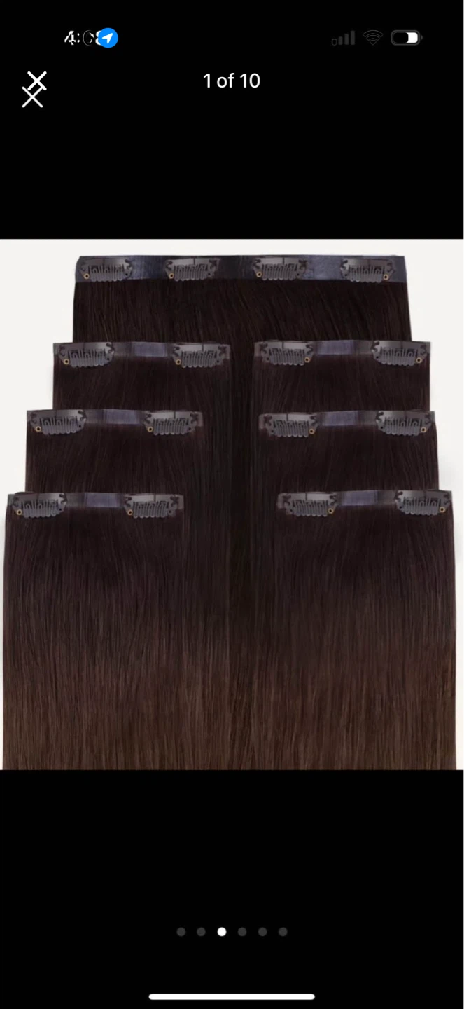 Irresistible Me 100% Natural Human Hair Clip in Extension