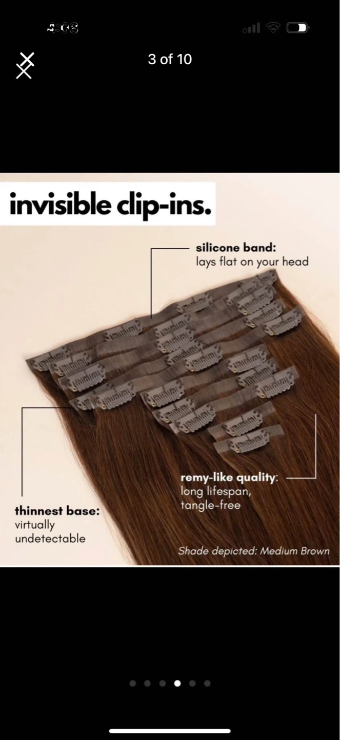 Irresistible Me 100% Natural Human Hair Clip in Extension - photo 3