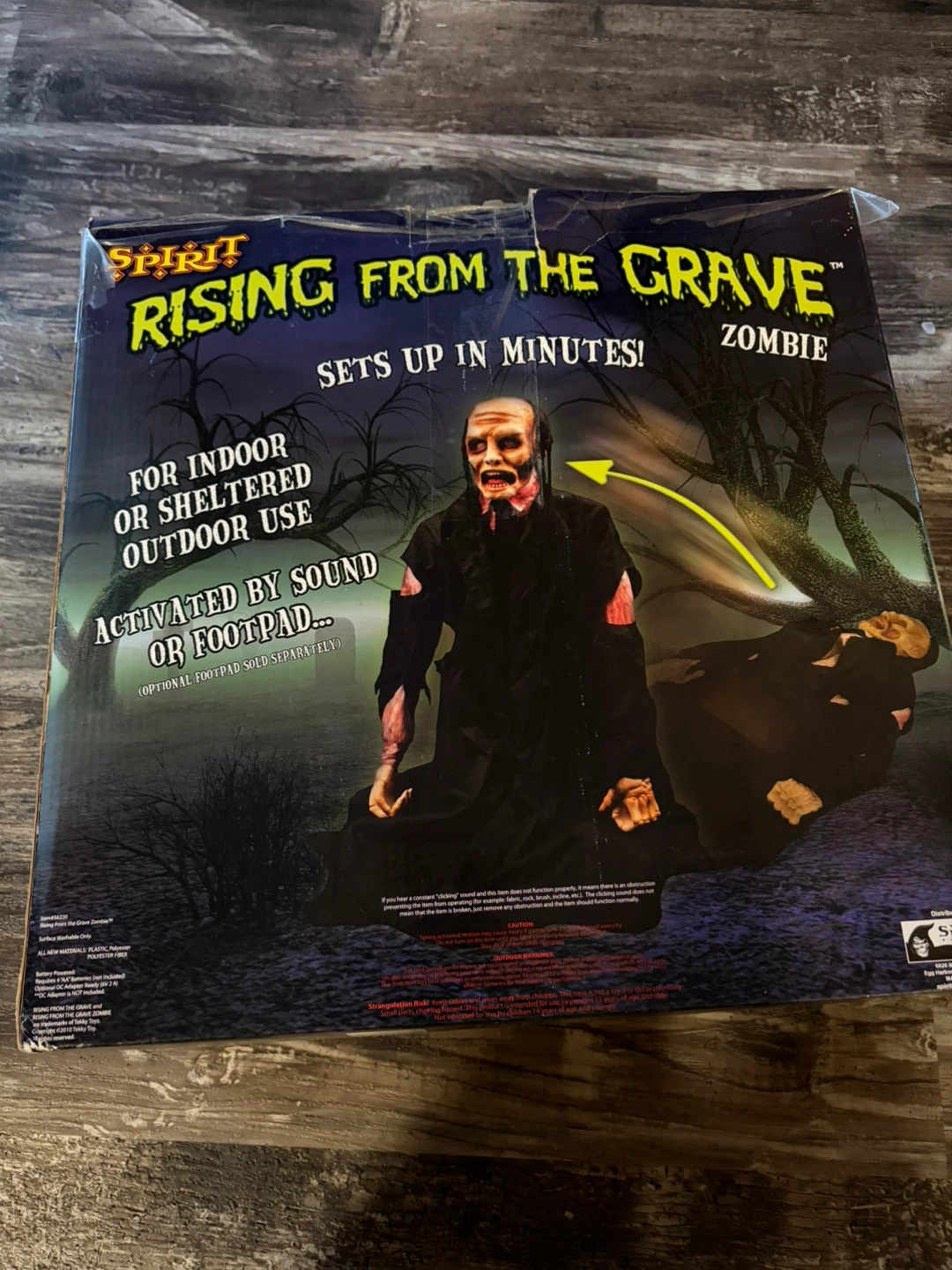 Spirit Halloween Rising From The Grave Zombie Animatronic