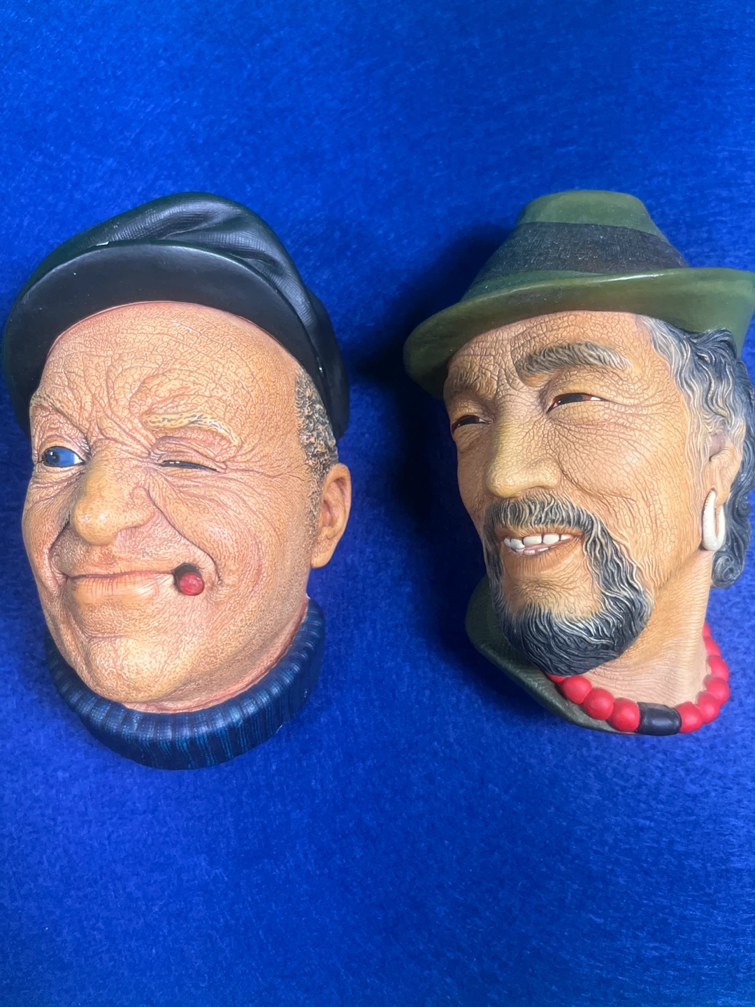 Set of 6 Vintage Character Wall Masks - photo 4