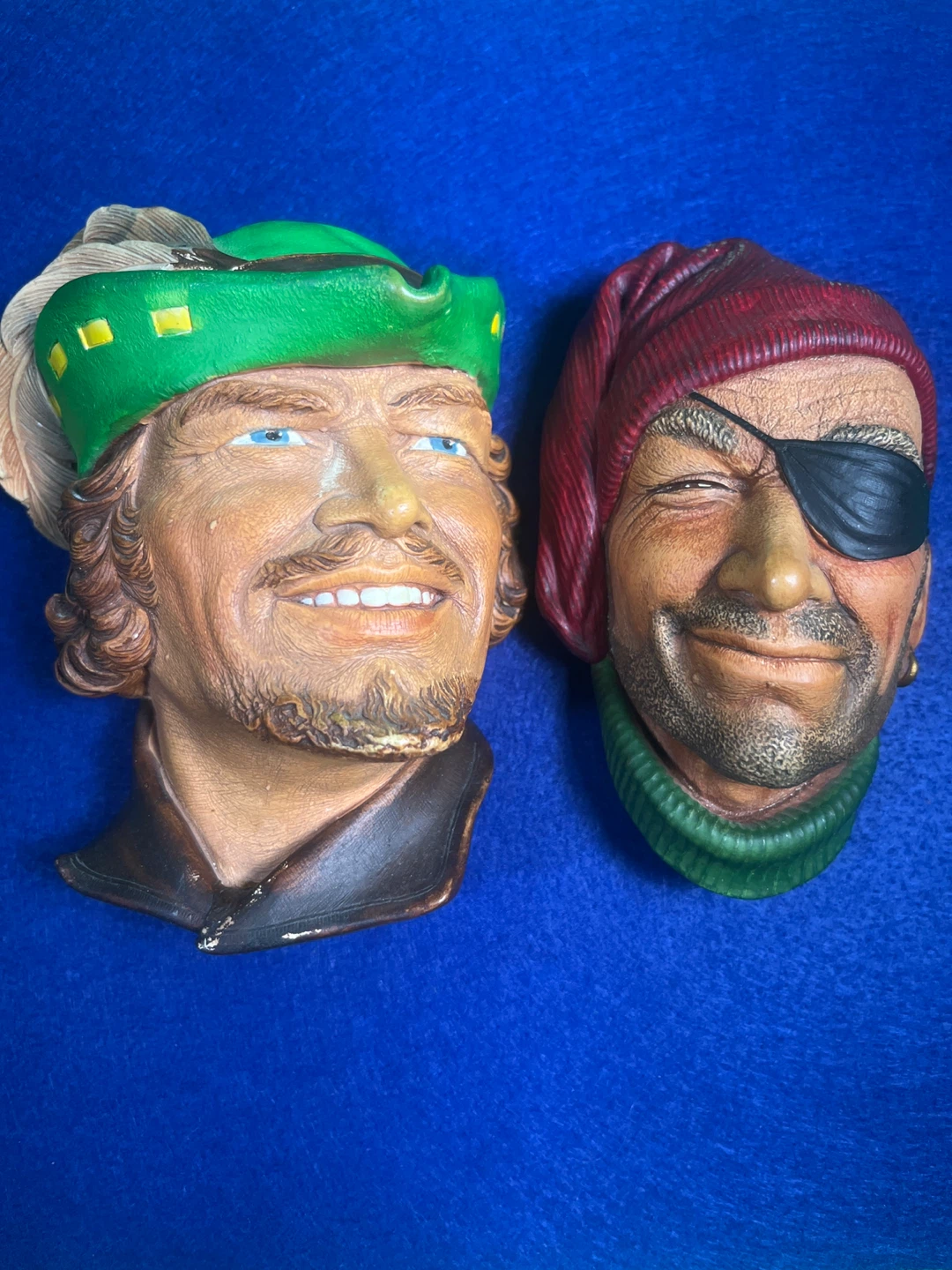 Set of 6 Vintage Character Wall Masks - photo 3