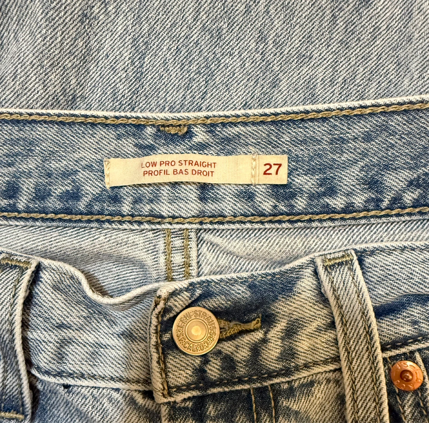 Levi's Low Pro Straight Jeans Size 27 - photo 4