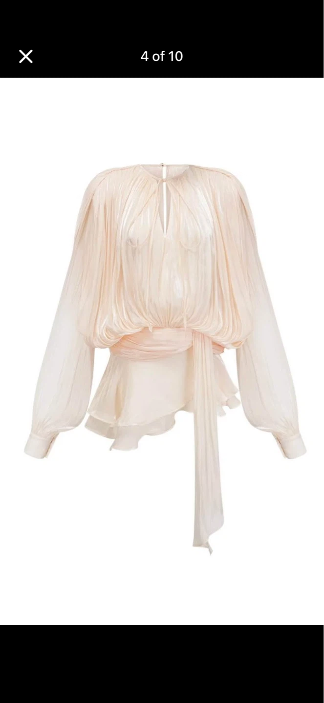Zimmermann style Pleated Silk Dress - photo 4